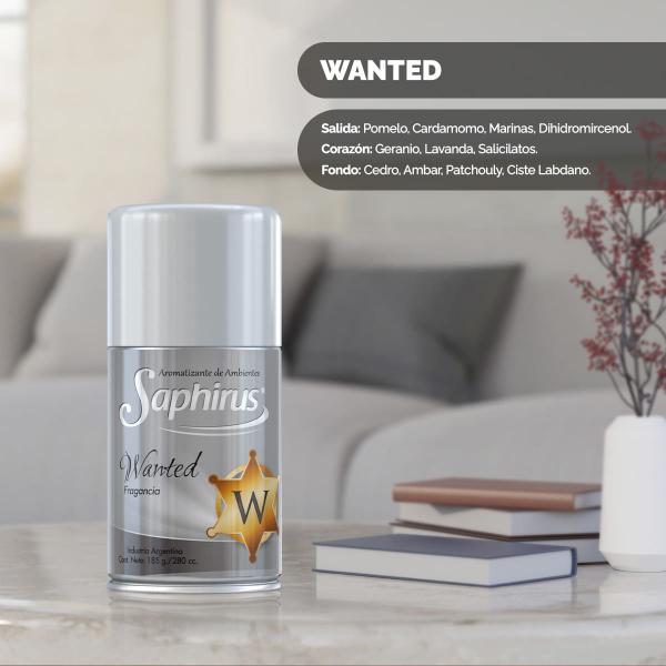 REP AROMATIZADO WANTED 280CC SAPHIRUS
