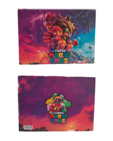 CARPETA C/CORDON Nº5 MARIO BROS