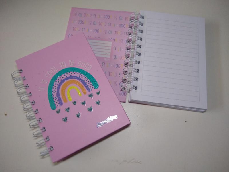 LIBRETA 10X15 T/DURA X 120 HS ARCO IRIS