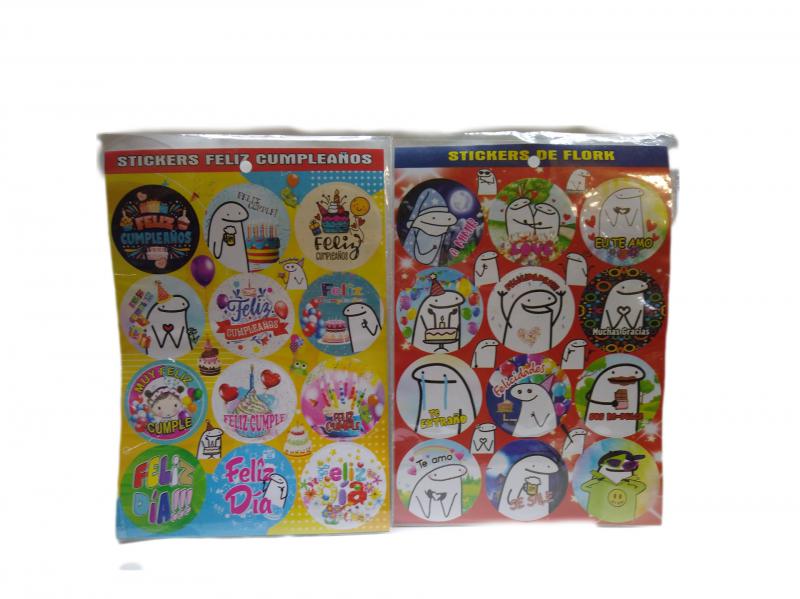 STICKER MEME FLORK 25X18CM