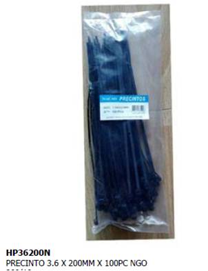 PRECINTOS 30 CM X 4.8DE ANCHO X 100 UNID BLANCO