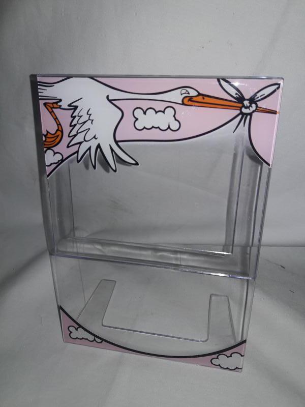 PF 15*21 ACRILICO CIGUEÑA ROSA