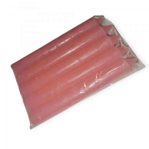 VELA LISA 12 CM ROSA X 5 UNID (PARAFINA)