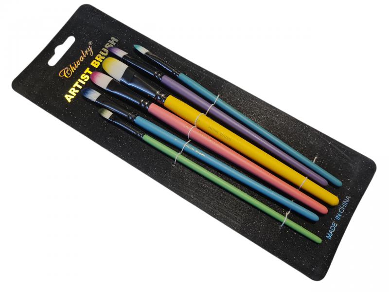 PINCEL ART X 6 PTAS LENGUA GATO