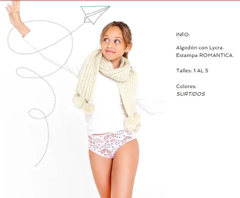 BOMBACHA ELEM NIÑA ELASTIZADA ART 702 T1 AL 6