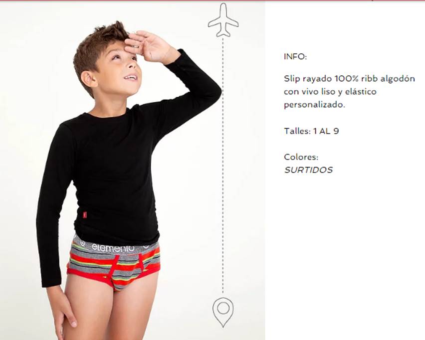 SLIP ELEMENTO NIÑO T1 AL 5