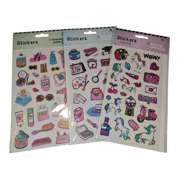 STICKER PLANCHA SURTIDO 22X11CM