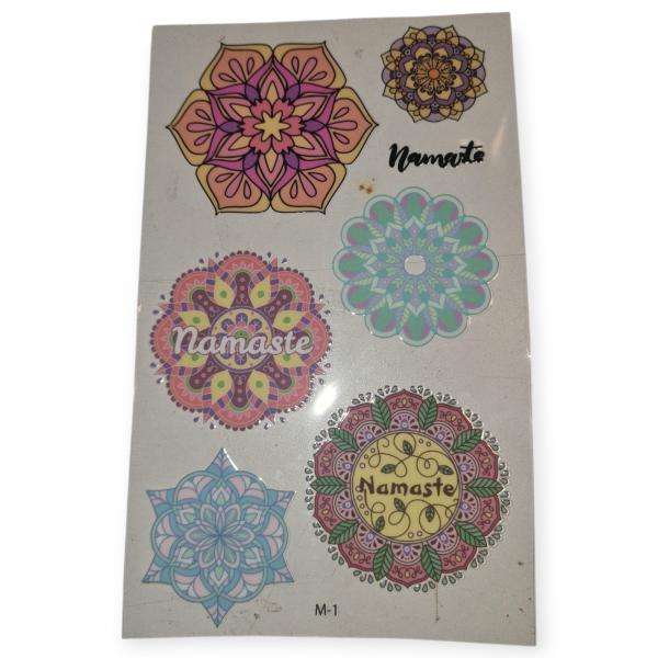 STICKER TRANFER P/TERMOS MANDALAS
