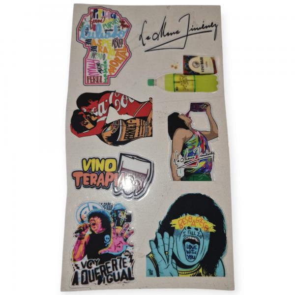 STICKER TRANFER P/TERMOS LA MONA GIMENEZ