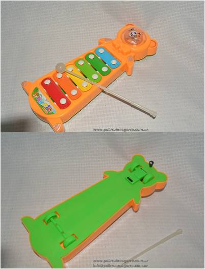 XILOFON DIDACTICO C/RUEDA PULLTRING 23CM ART.65689-1