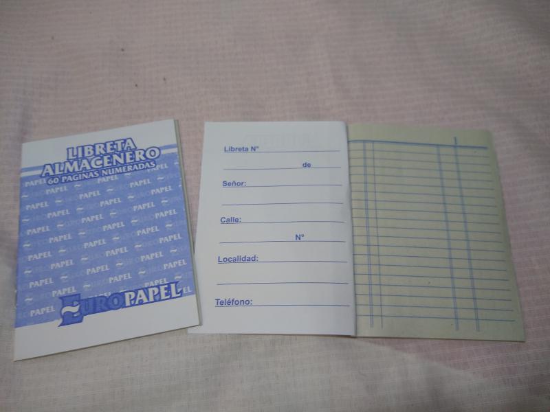 LIBRETA ALMACENERO 9.5X14CM