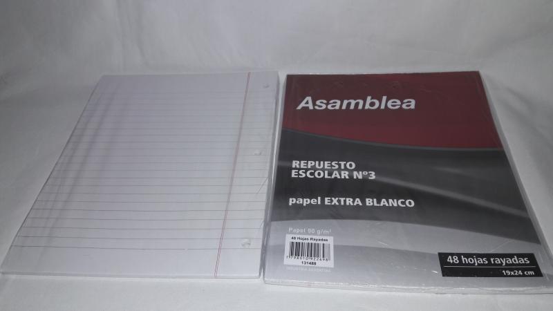 REPUESTO ASAMBLEA X 48 HS RAYADO