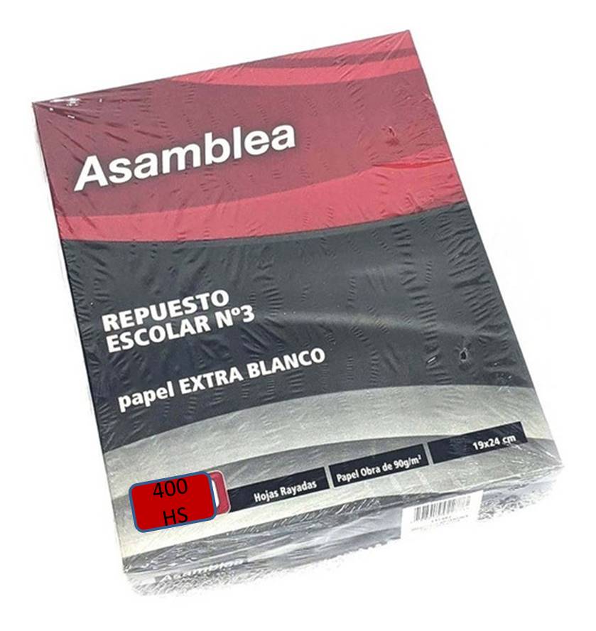 REPUESTO ASAMBLEA X 400HS RAYADO