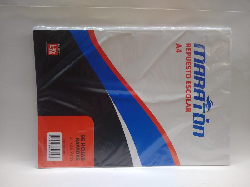 REPUESTO MARATON A4 X 96 HS RAYADA