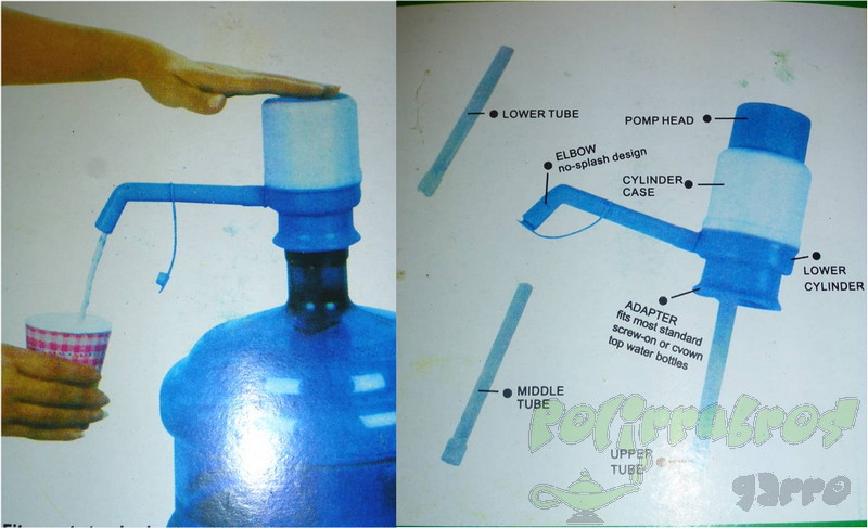BOMBA DE AGUA PARA BIDON DE 20 LTS