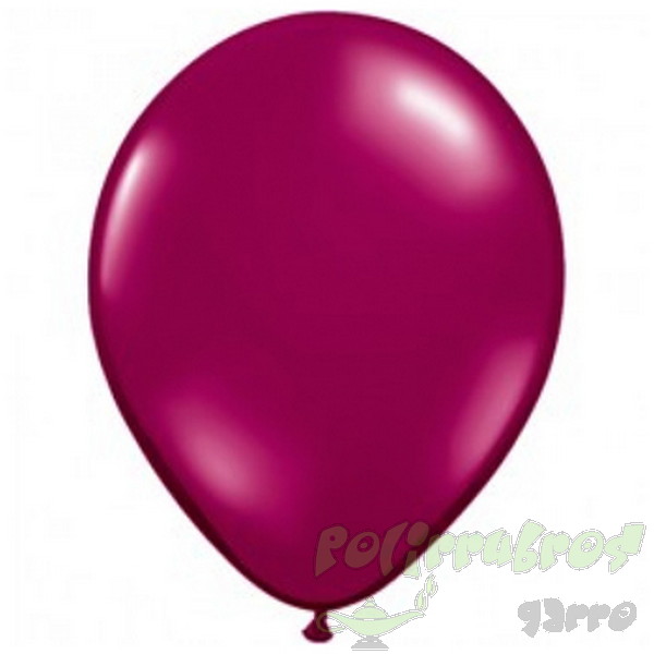 GLOBOS PERLADOS BORDEAUX X 50 UNID 8