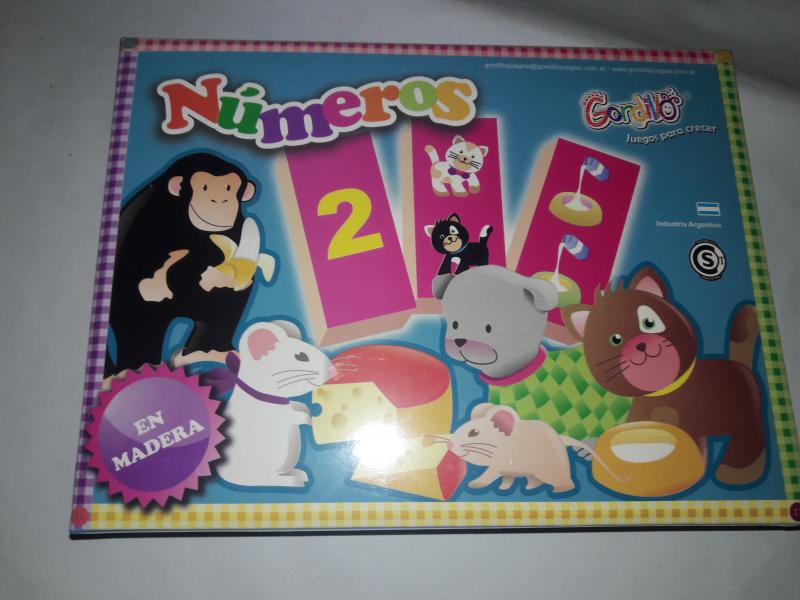 NUMEROS * JUEGO MADERA TRIPLE DOMINO