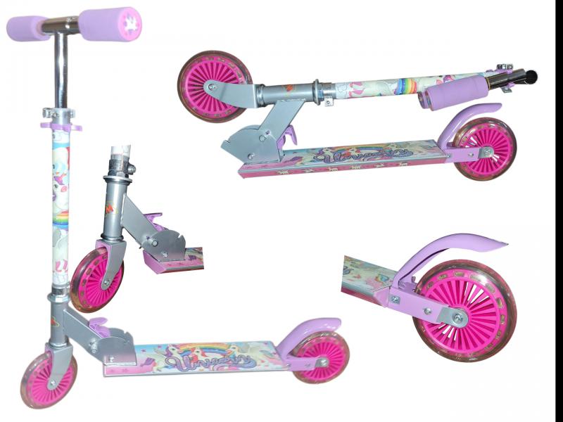 MONOPATIN SCOOTER METAL UNICORNIO