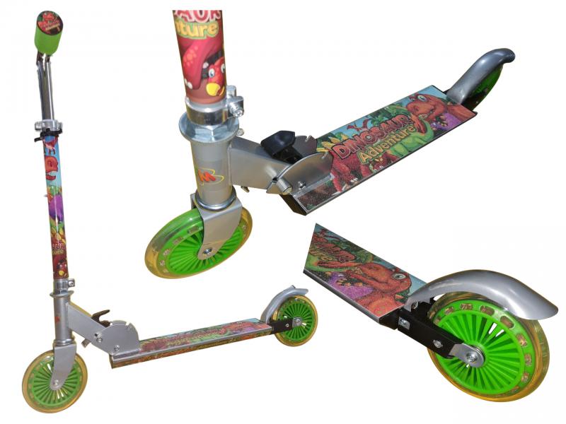 MONOPATIN SCOOTER METAL DINOSAURIO