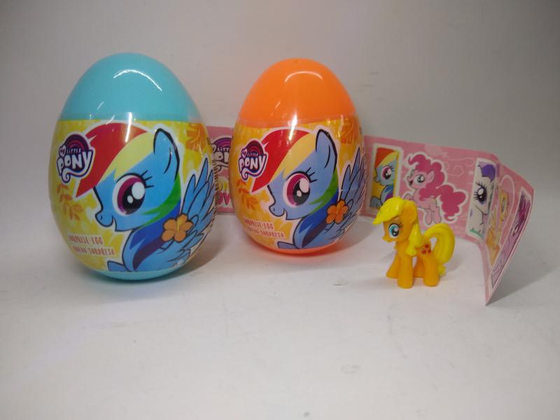 PONY* HUEVO MUÑECO+STICKER