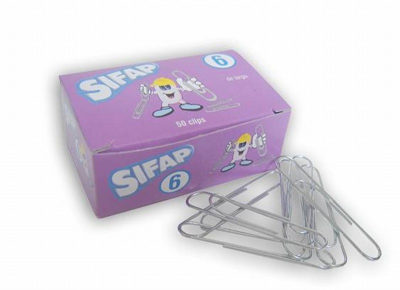 CLIP Nº6 SIFAP X 50 UNID E/CAJA
