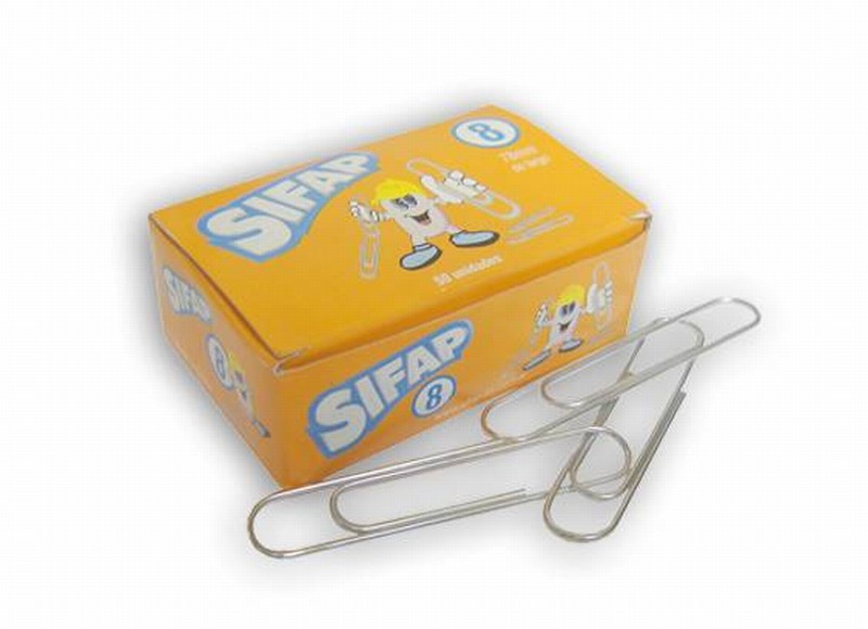CLIP Nº8 SIFAP X 50 UNID EN CAJA