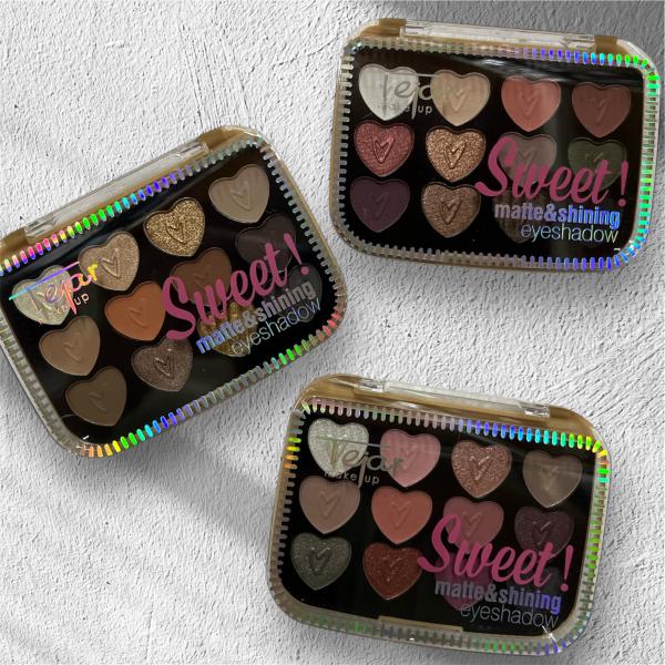 SOMBRA OJOS MATTE & BRILLANTE  X 12 COLORES