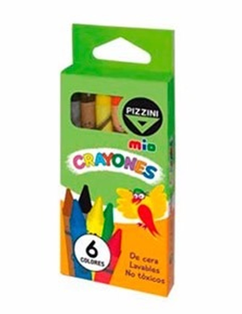 CRAYONES PIZZINI X 6 UNID