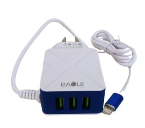 CARGADOR INOVA IPHONE RAPIDO 5.1A 3 SALIDAS