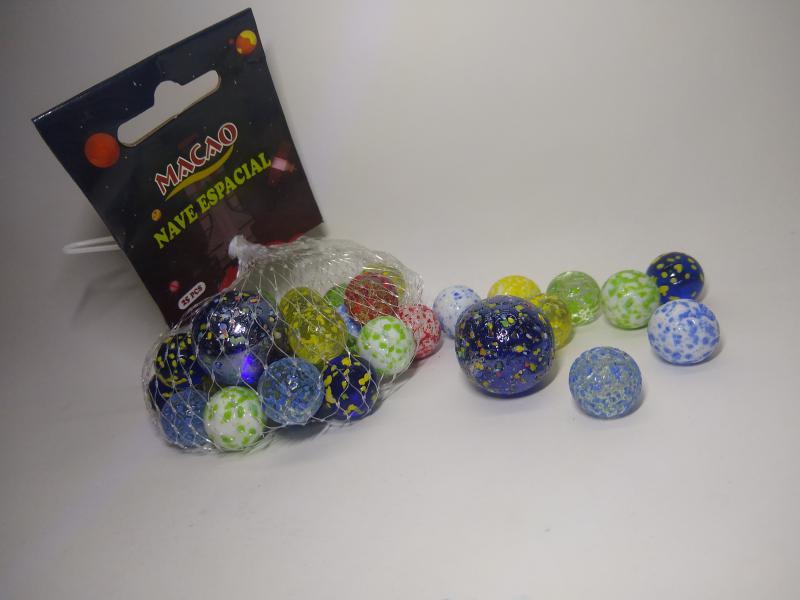 BOLITAS NAVE ESPACIAL X 24 + BOLON EN RED