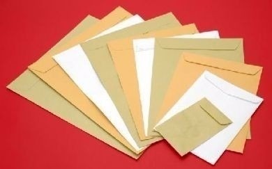 SOBRE MANILA/BLANCO 80 GRS * 13*25