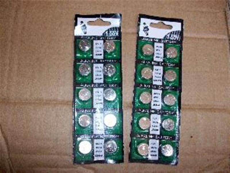 PILA PARA RELOJ X 10 UNID AG13