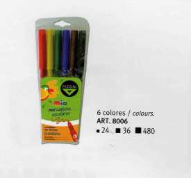 FIBRA ESCOLAR PIZZINI X 6