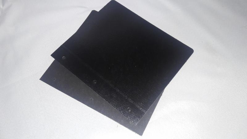 CARPETA Nº3 FIBRA NEGRA C/CORDON