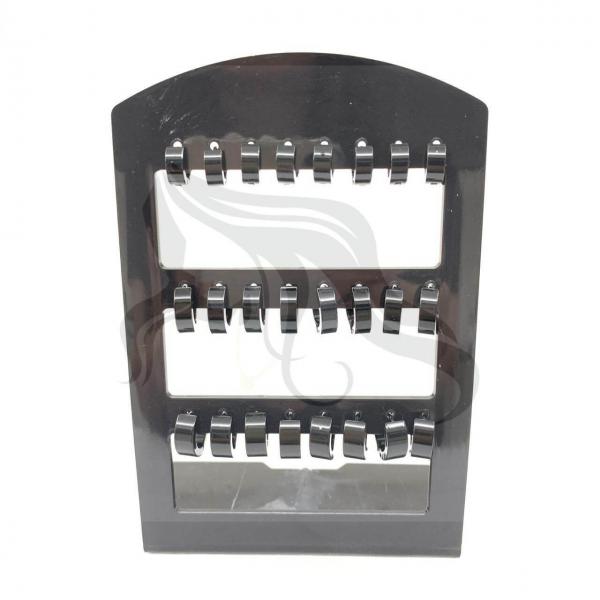 AROS ARGOLLA NEGRO X PAR