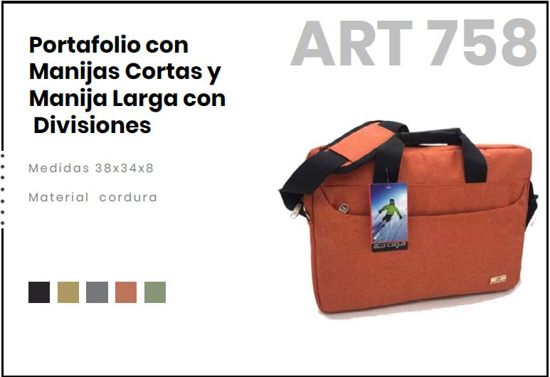MORRAL PORTA NOTEBOOK C/ 2 DIVI.BOLSI.FRONTAL