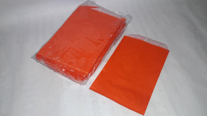 SOBRE BOLSA NARANJA 9*16 X 20 UNID