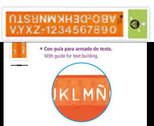 LETROGRAFO 30 MM FLEXIBLE