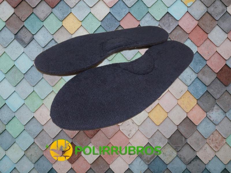 PLANTILLA TOALLA ALGODON NEGRO C/ARCO T-35 AL 39