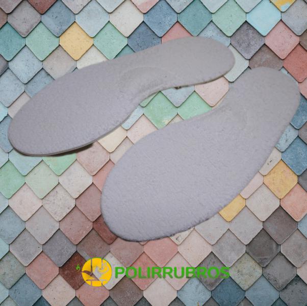 PLANTILLA TOALLA ALGODON BLANCO C/ARCO T-36 AL 39