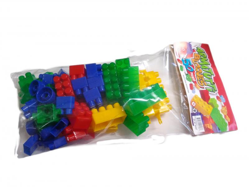 BLOQUES+RUEDITAS X 50 UNID