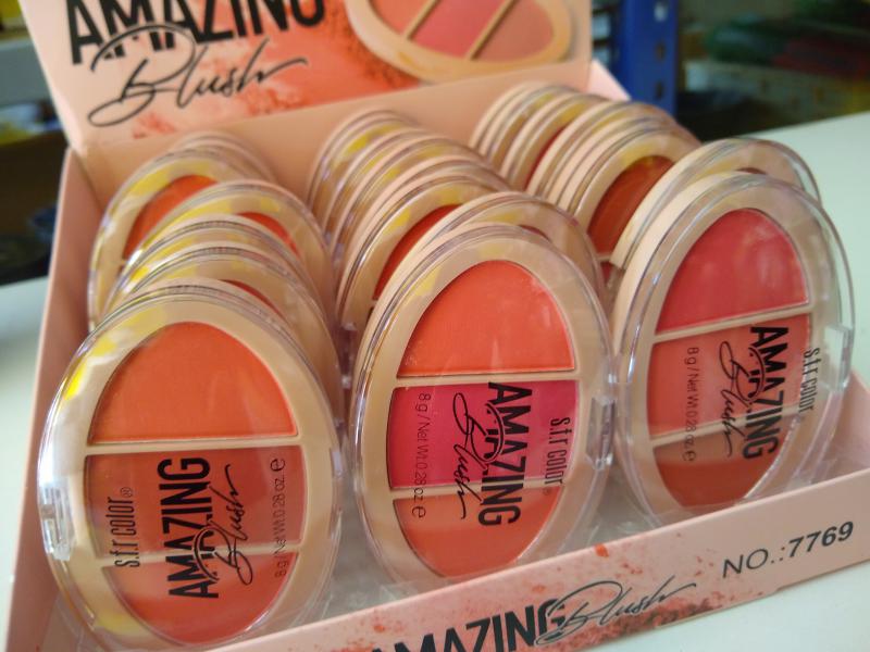 RUBOR ESTUCHE 3 COLORES AMAZING