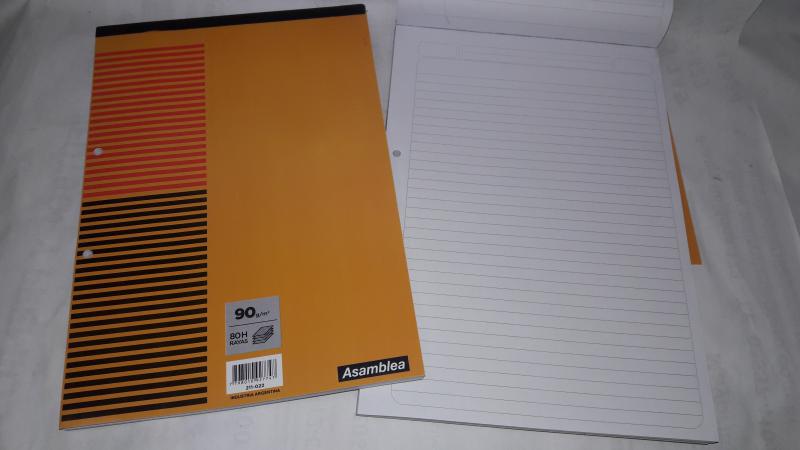 BLOCK REPUESTO A4 ASAMBLEA X 80 HS RAYADO