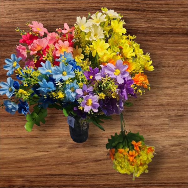 RAMO MARGARITA COMBINADO X 7 VARAS 45 CM