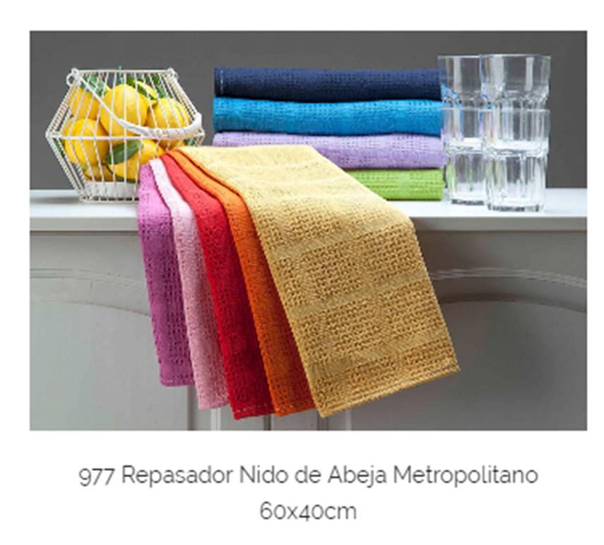 REPASADOR 40*60 NIDO DE ABEJAS COLOR