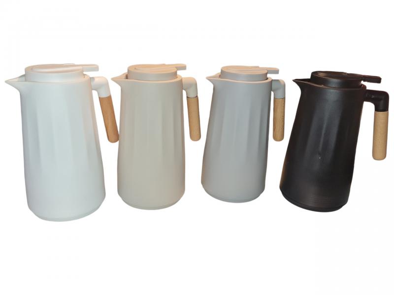 JARRA TERMICA (VIDRIO) 1 LTS M/MADERA