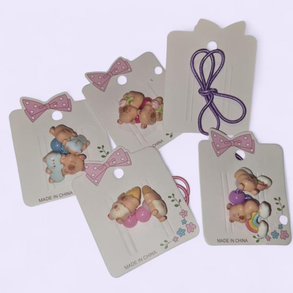 COLITA FINA APLIQUE CAPIBARA X 2 UNID