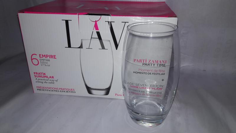 VASO EMPIRE X 6 510CC