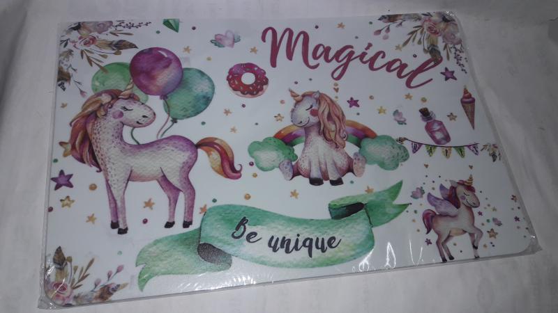INDIVIDUAL UNICORNIO 28X43CM