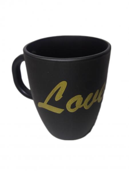 DIA DEL ENAMORADO*JARRO AMANECER NEGRO LOVE